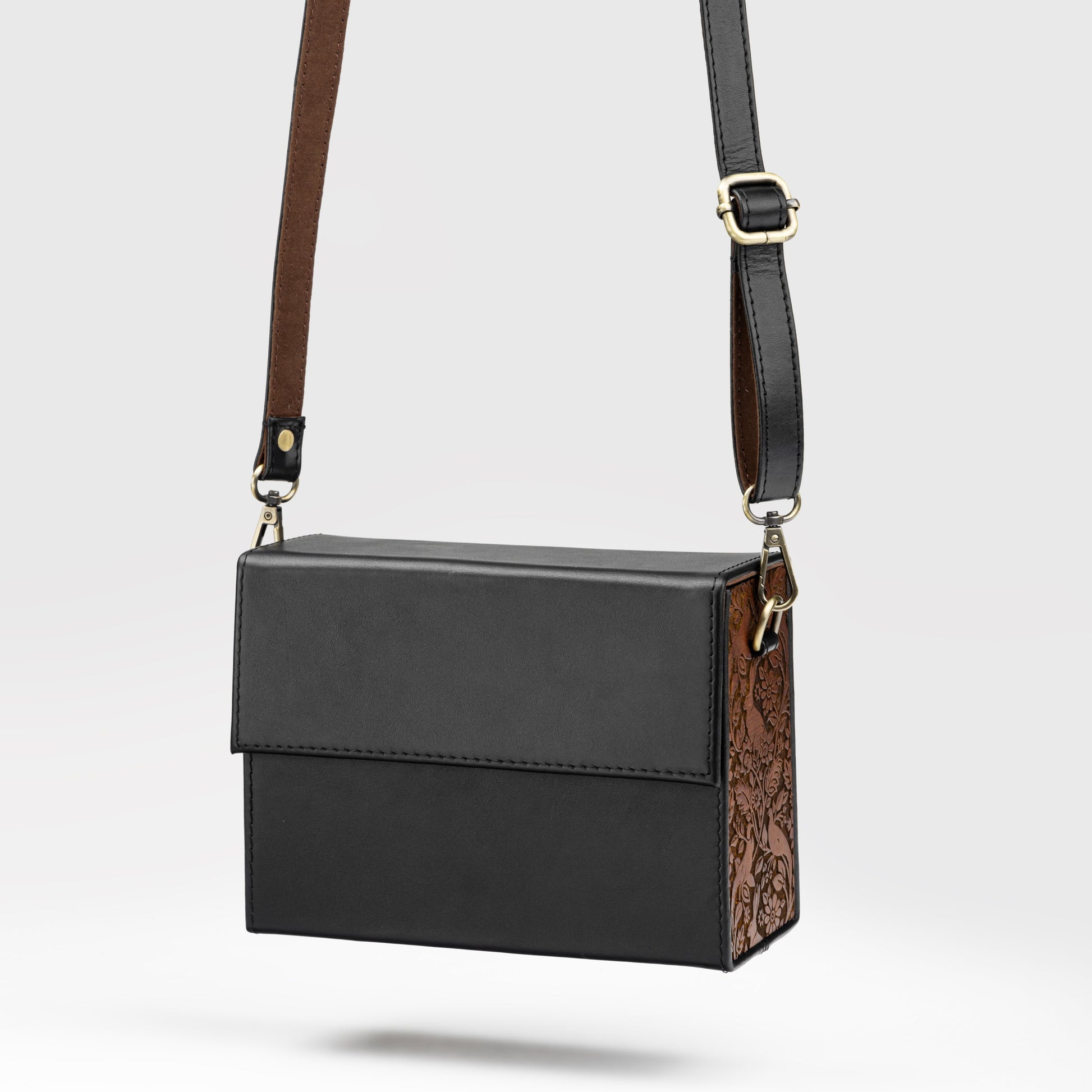 Blossom Array Carved Messenger Bag