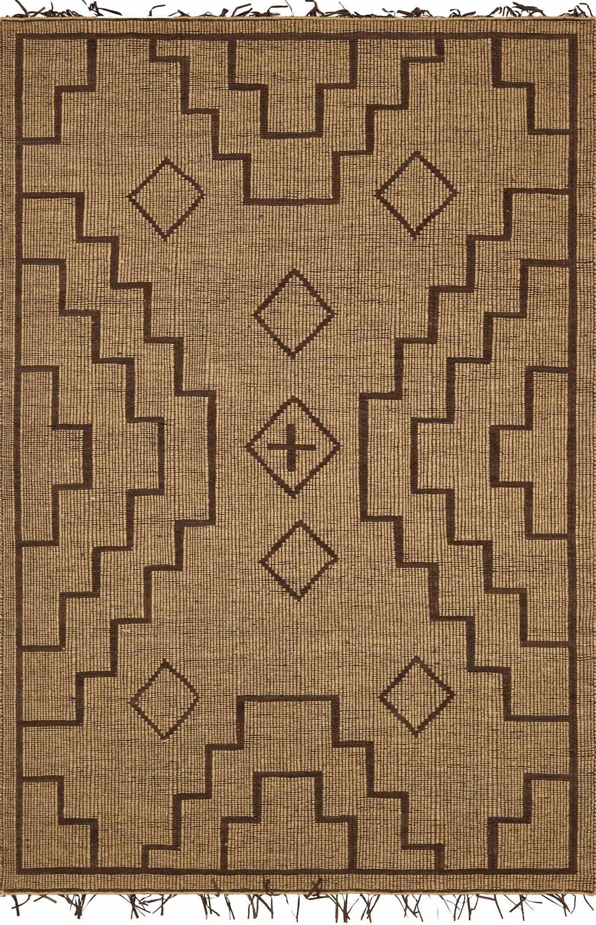 Dubrovnik Jute & Leather Area Rug, view 2