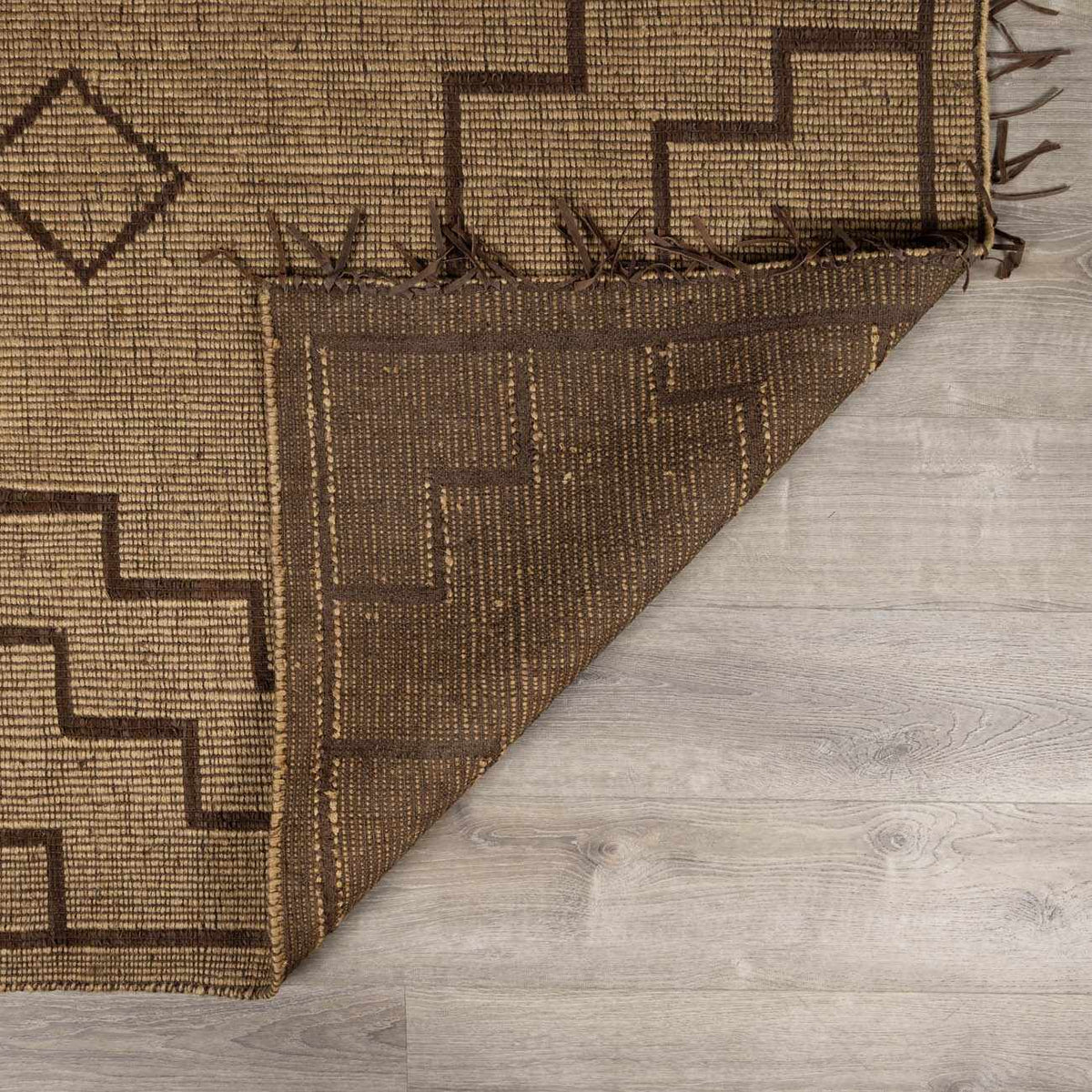 Dubrovnik Jute & Leather Area Rug, view 5