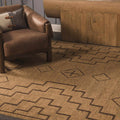 Dubrovnik Jute & Leather Area Rug, view 3
