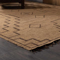 Dubrovnik Jute & Leather Area Rug, view 4