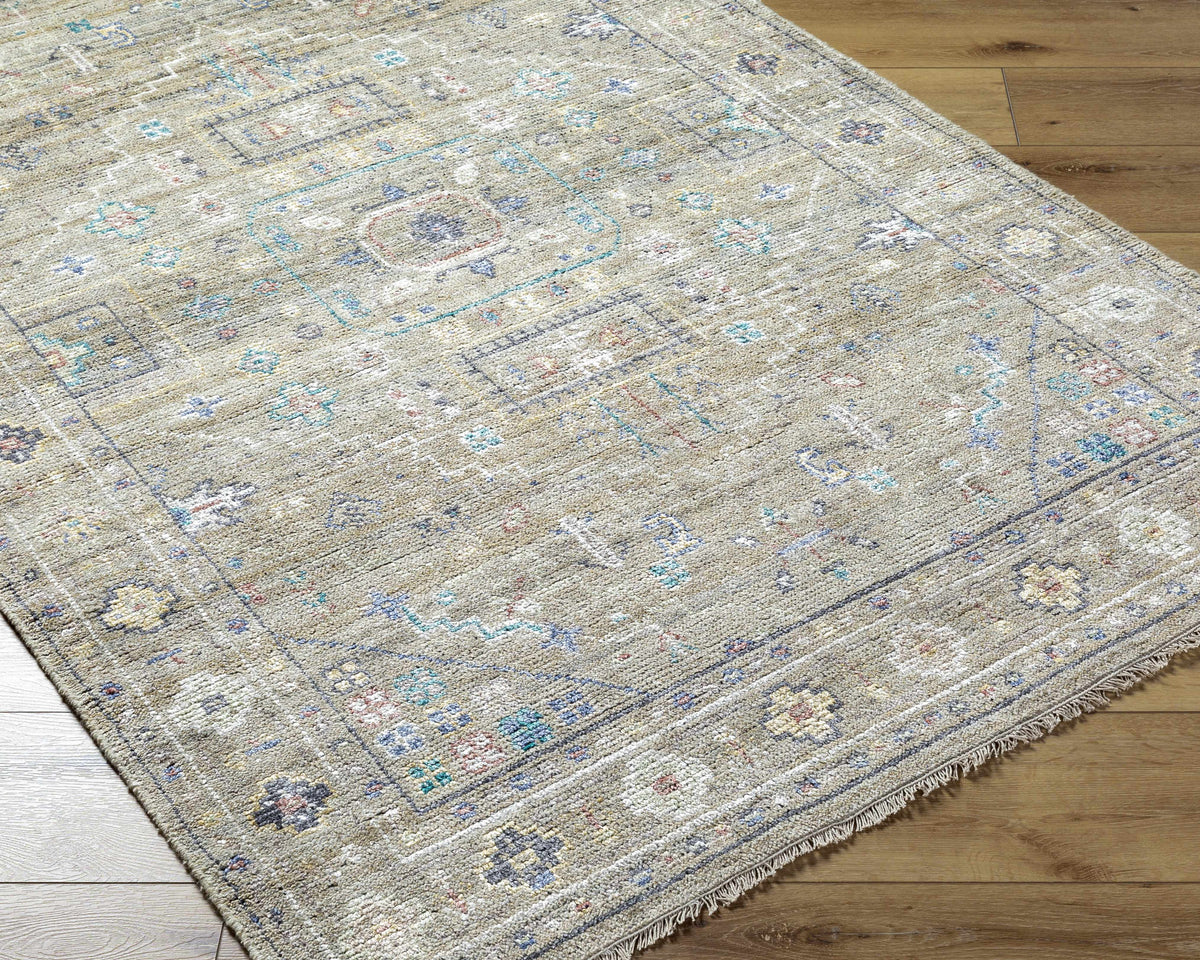 Altair Hand-Knotted Viscose & Wool Traditional Rug, view 2