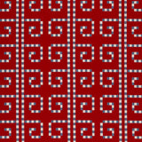 Sunbrella Block Shop Key Cardinal fabric swatch