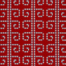 Sunbrella Block Shop Key Cardinal fabric swatch