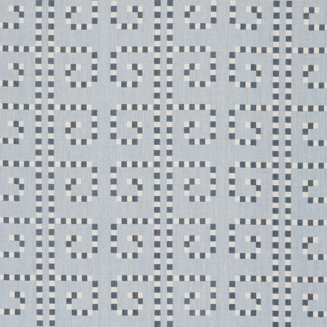 Sunbrella Block Shop Key Ocean fabric swatch