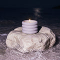 Soy Wax Ceramic Candle, in lilac