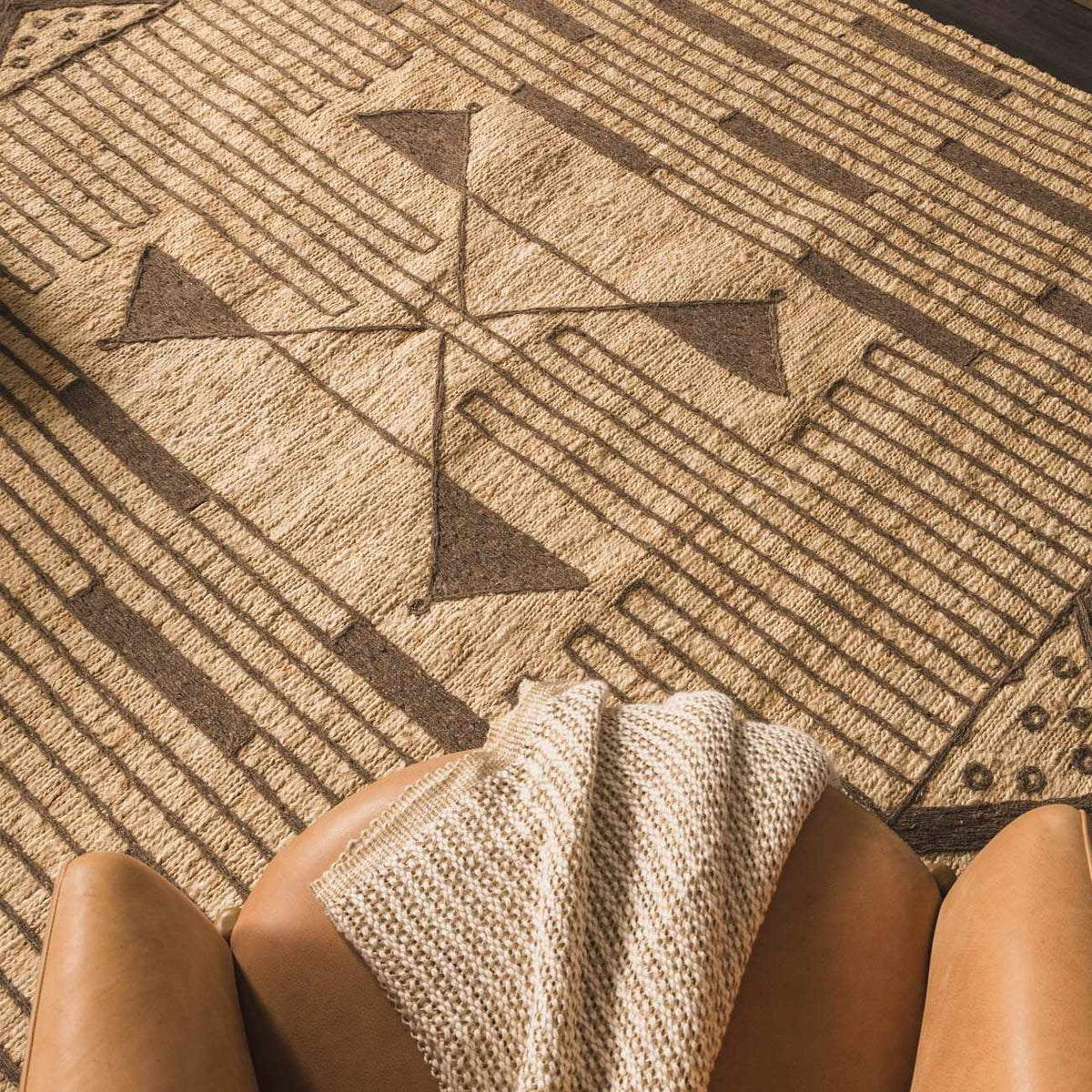 Millis Hand-Knotted Jute & Wool Rug, view 3