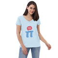 Math Chic Women’s Recycled V-Neck T-Shirt