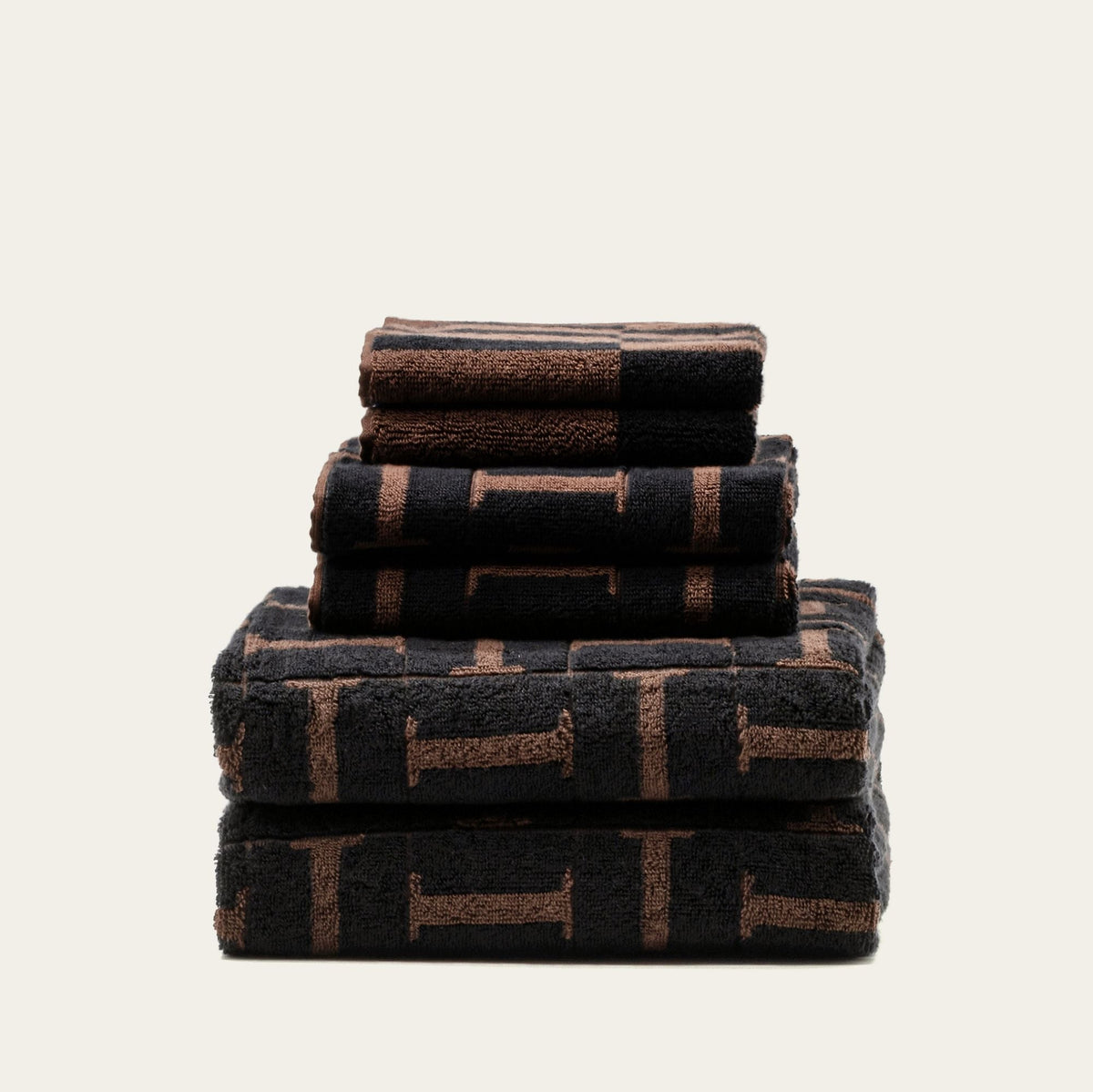 Tessera Geometric Australian Cotton Towels, view 2