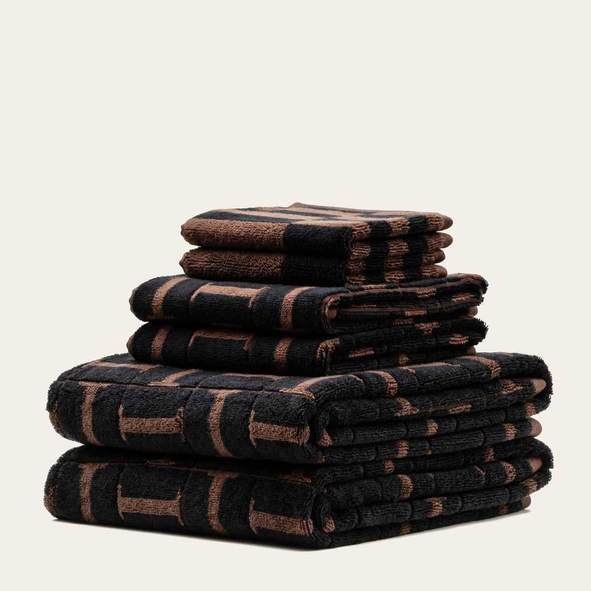 Tessera Geometric Australian Cotton Towels, view 4
