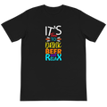 Organic 'Time to Drink Beer and Relax' Tee - Sustainable & Soft