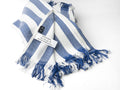 Blue and Green Stripe Bamboo Bath Towel 28 x 58, photo 6