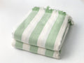 Blue and Green Stripe Bamboo Bath Towel 28 x 58, photo 2