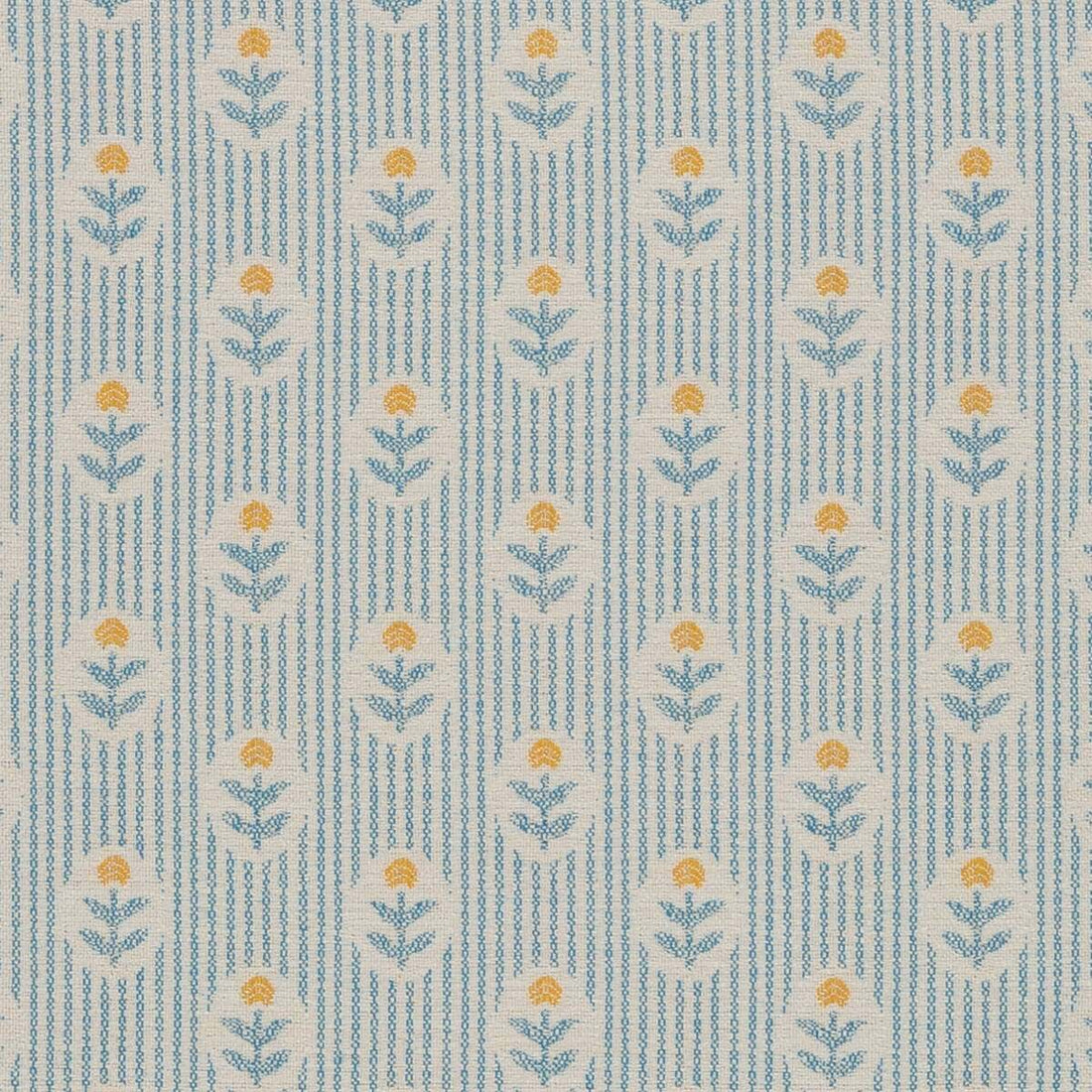Sunbrella Block Shop Posey Sky fabric swatch