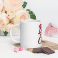Sip, Smile, Repeat: Unveil the Humor with Our White Glossy Mug - 'My Blood Type is Coffee