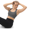 Sleek Performance Longline Sports Bra - Perfect for Workout and Streetwear