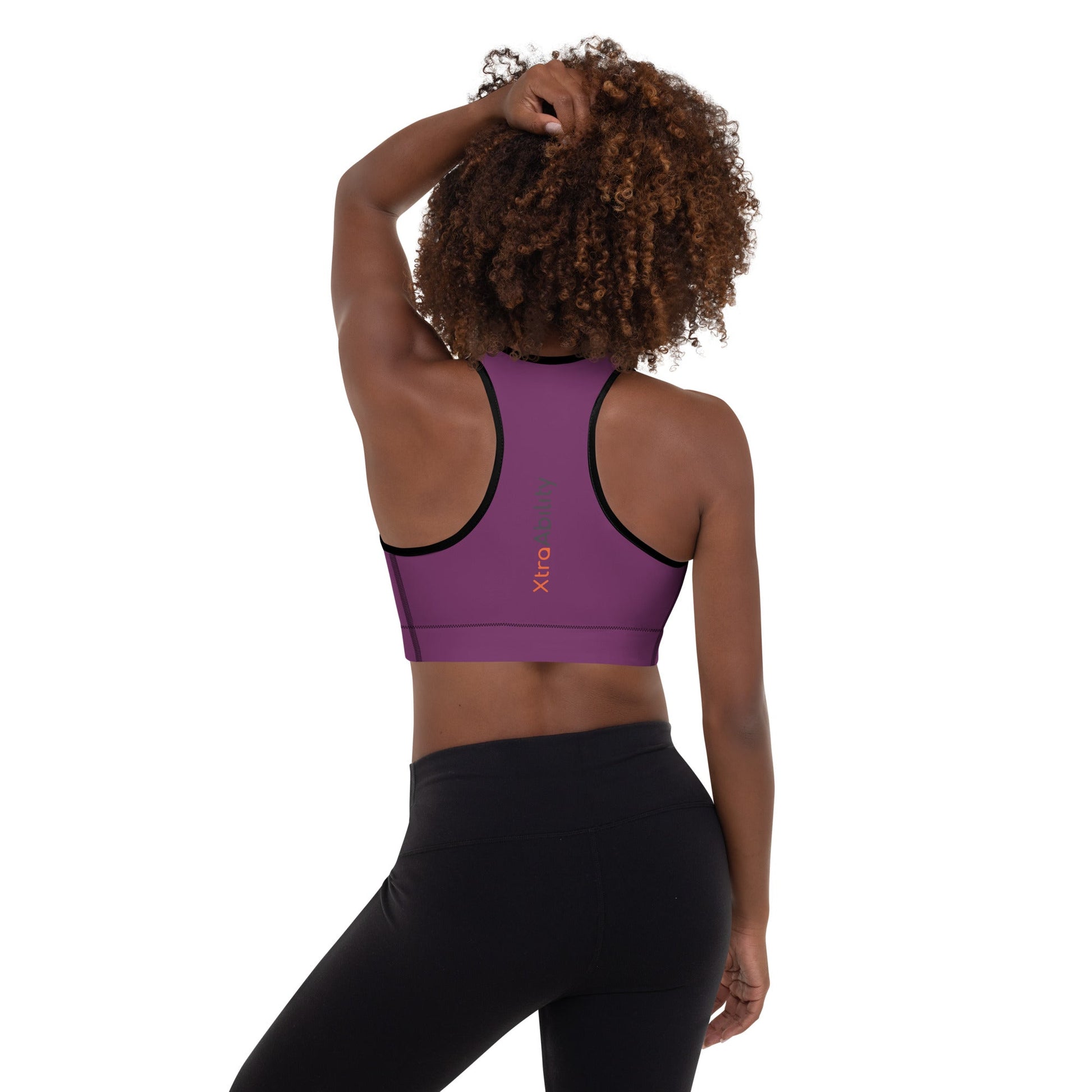Sleek and Secure Padded Sports Bra - Optimal Support for Every Activity
