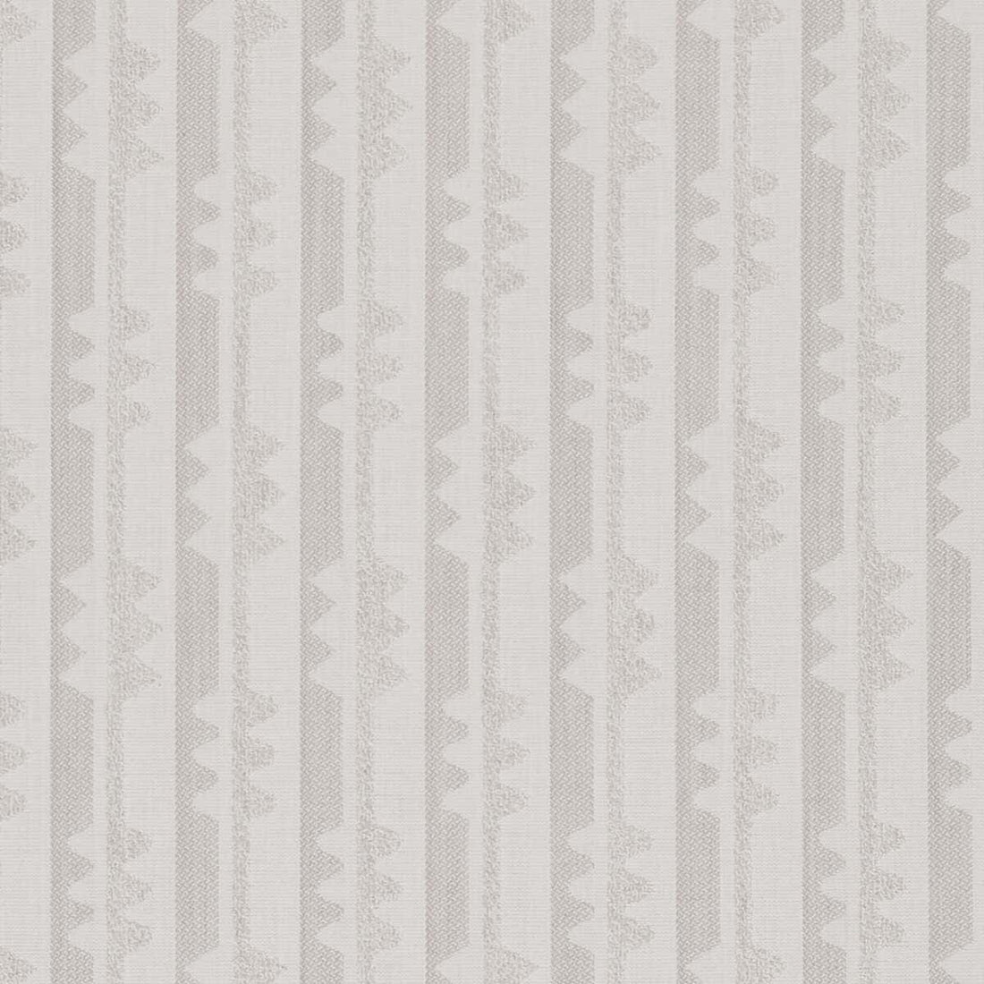 Sunbrella Block Shop Spindle Stripe Snow fabric swatch