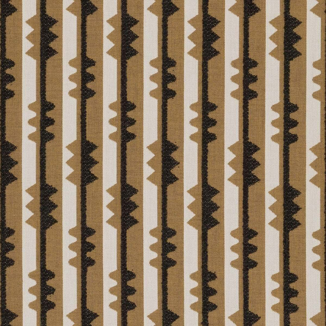 Sunbrella Block Shop Spindle Stripe Charcoal fabric swatch