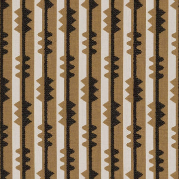 Sunbrella Block Shop Spindle Stripe Charcoal fabric swatch