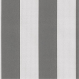 Sunbrella Yacht Stripe Charcoal Grey outdoor curtain fabric swatch