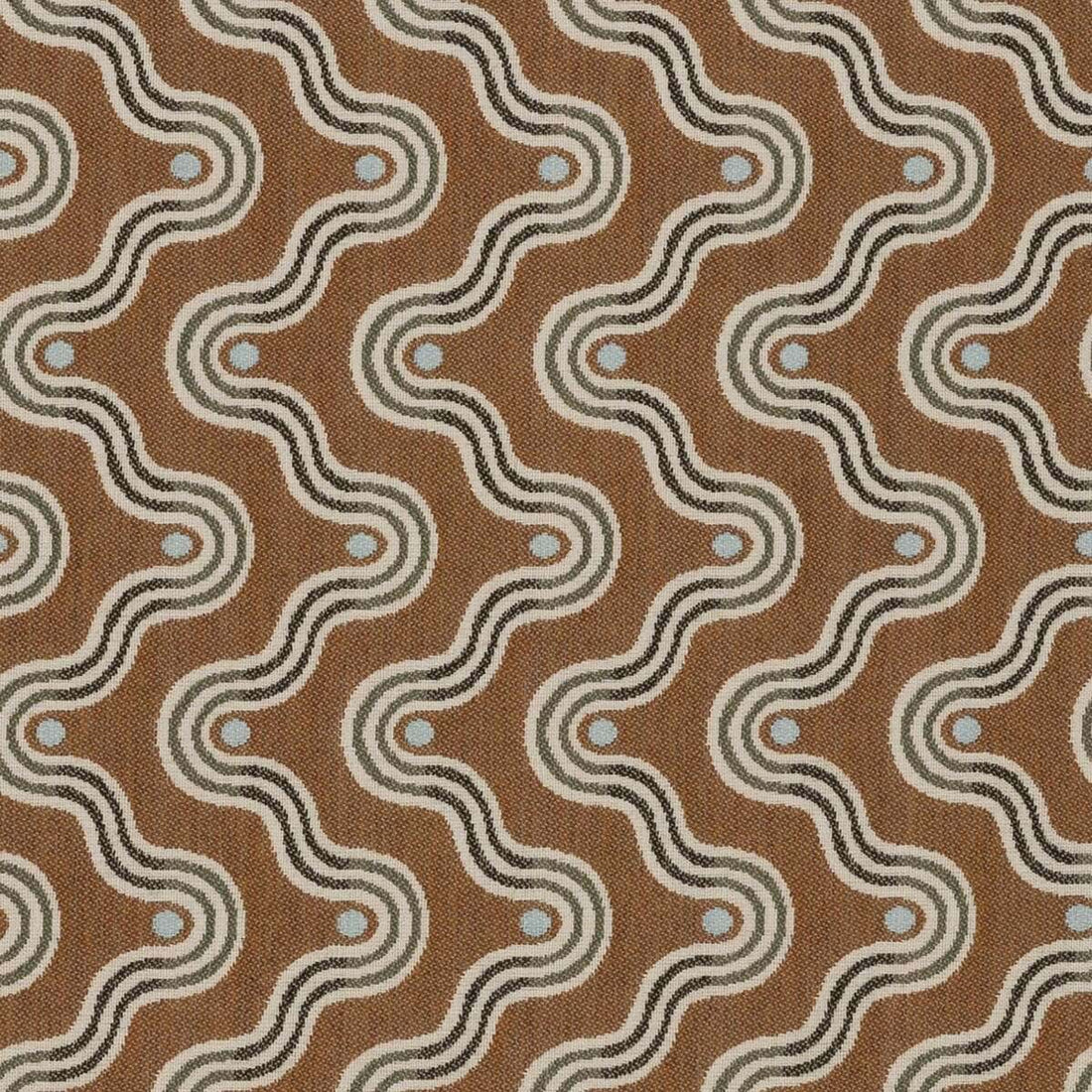 Sunbrella Block Shop Verdugo Coffee fabric swatch