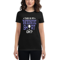 Women's 'It's My Wine Shirt' - Eco-Friendly & Stylish Cotton Tee