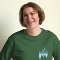 Women's Multicolor Organic Sweatshirt : Dual Design, Front and Back