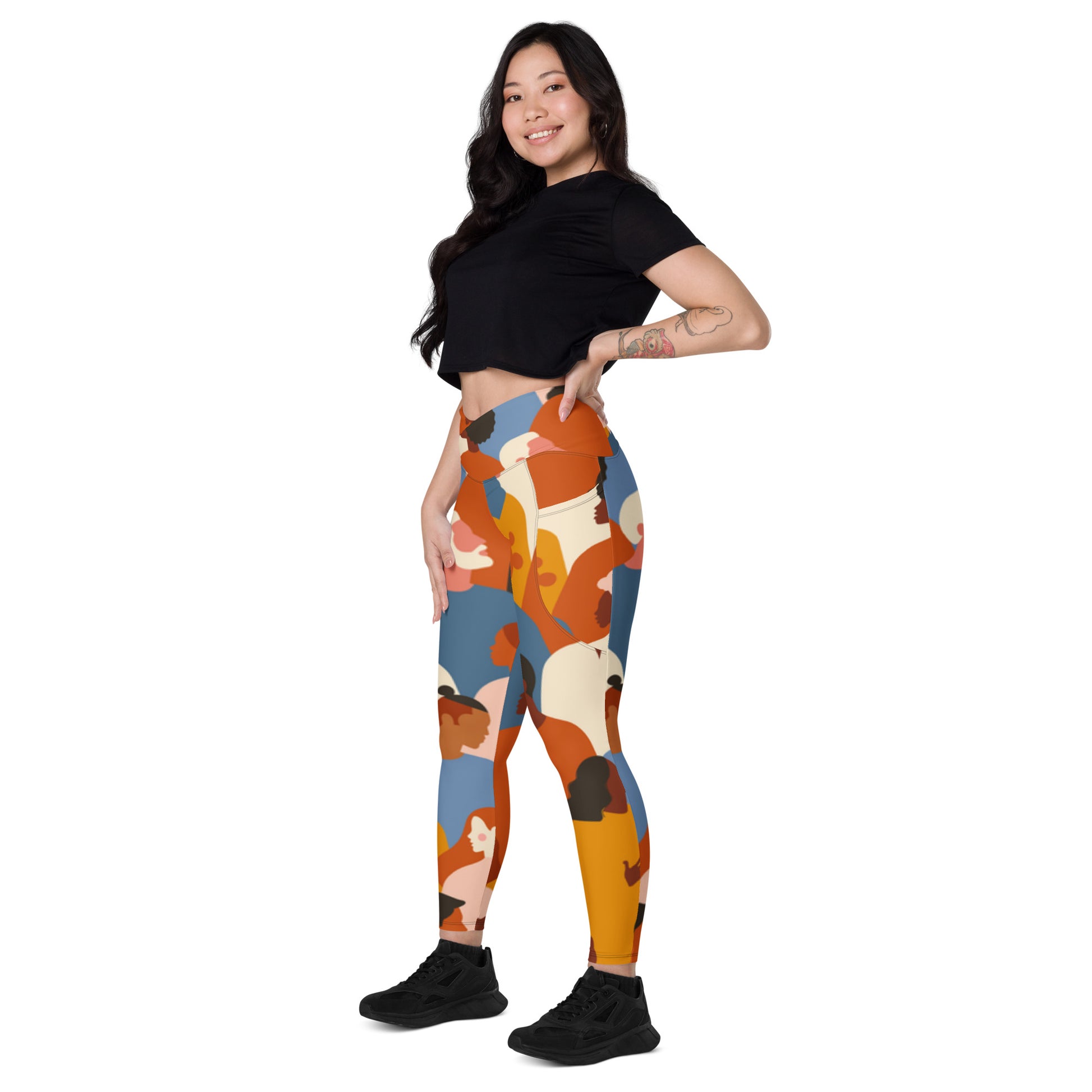 Unity Crossover Leggings With Pockets