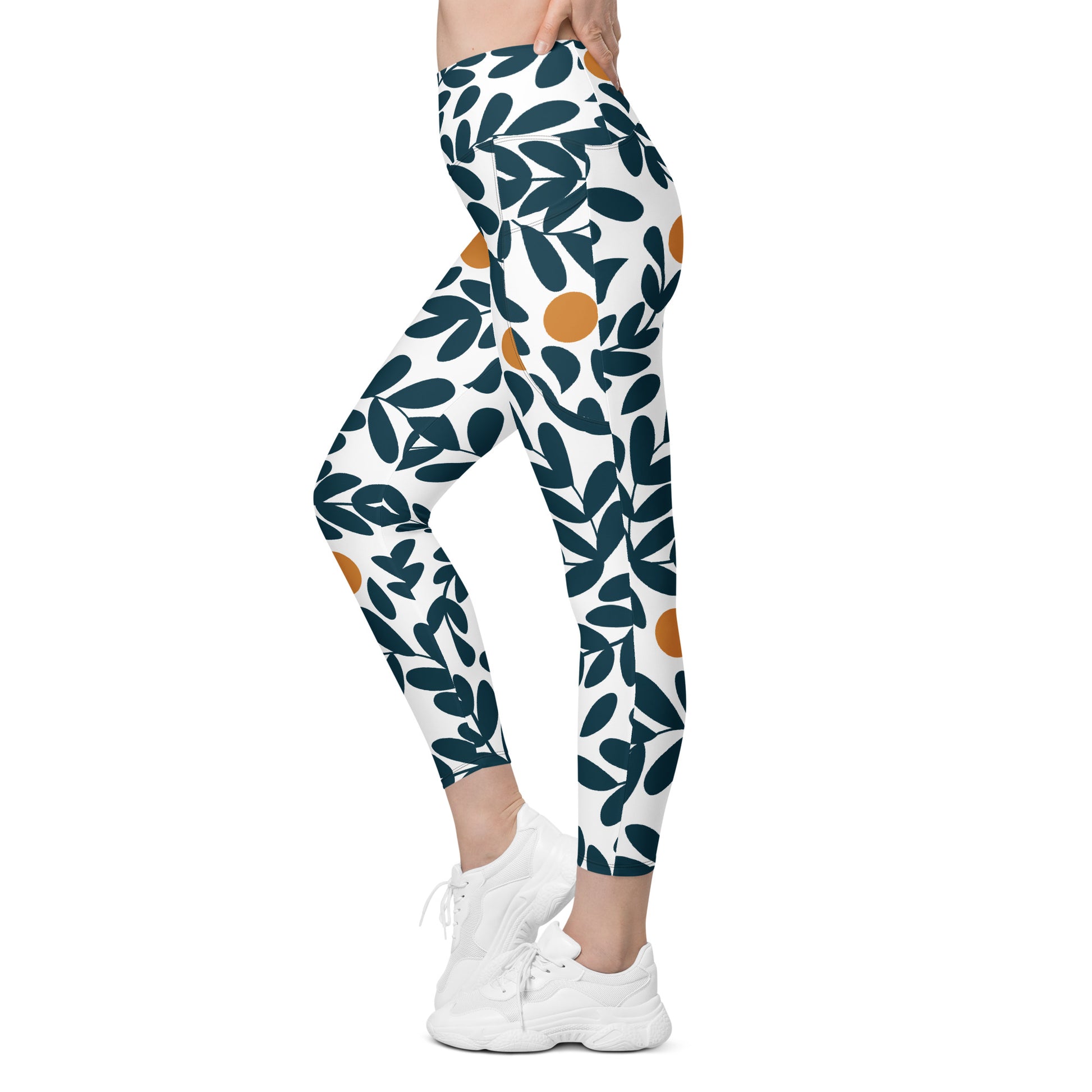 Branches Leggings With Pockets