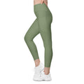 Army Green Leggings With Pockets