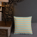 The Jacobean Bloom Stripe Premium Pillow