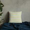 The Jacobean Bloom Stripe Premium Pillow