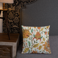 The Jacobean Bloom Stripe Premium Pillow