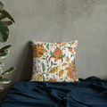 The Jacobean Bloom Stripe Premium Pillow