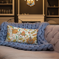 The Jacobean Bloom Stripe Premium Pillow