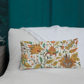 The Jacobean Bloom Stripe Premium Pillow