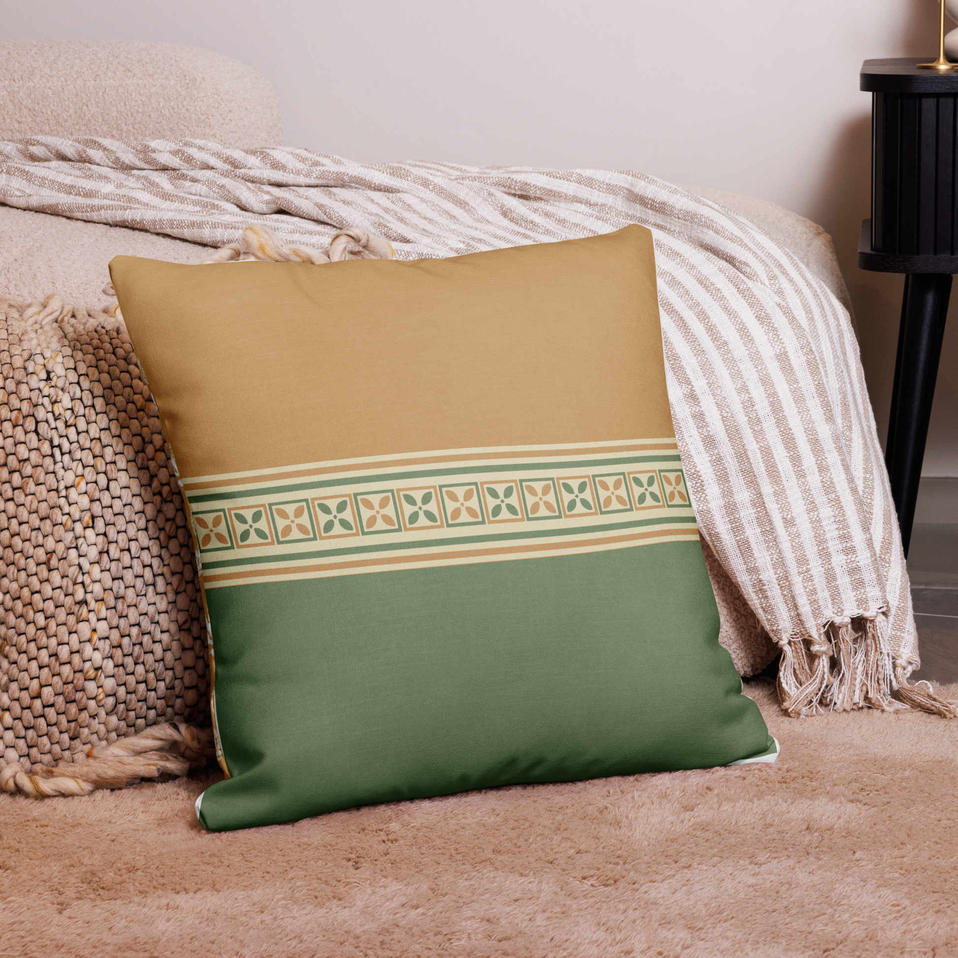 Jacobean Bloom Awaits Premium Pillow