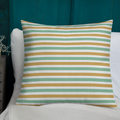 The Jacobean Bloom Stripe Premium Pillow