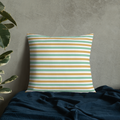 The Jacobean Bloom Stripe Premium Pillow