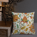 The Jacobean Bloom Stripe Premium Pillow