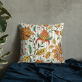 The Jacobean Bloom Stripe Premium Pillow