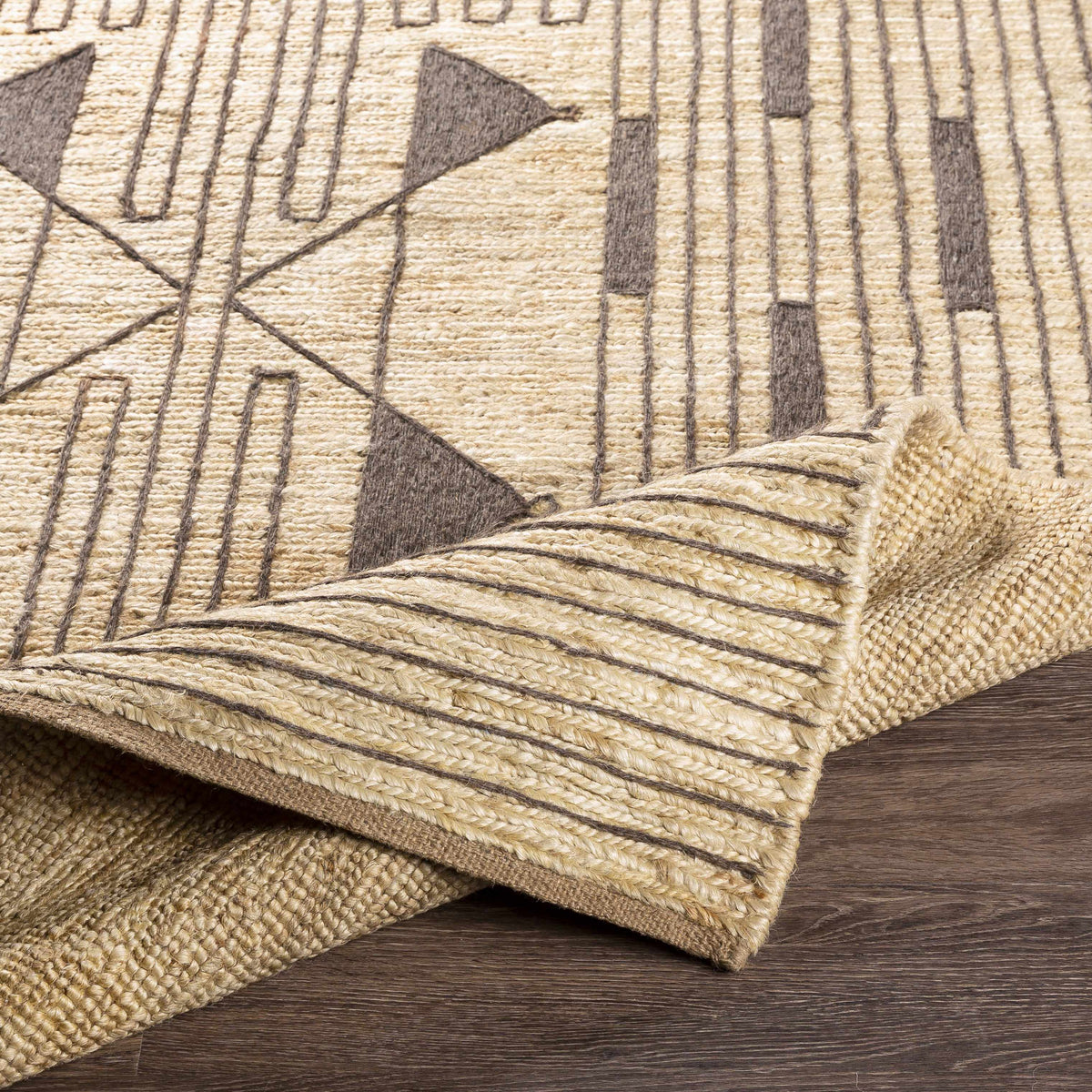 Ashforde Hand-Knotted Jute & Wool Rug, view 3