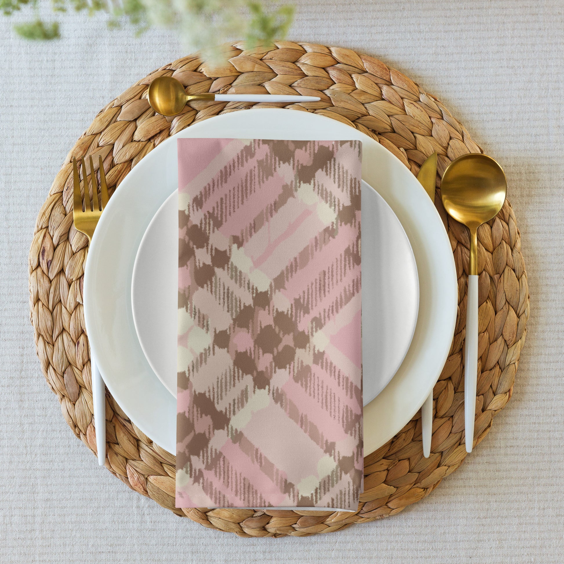 Check Cloth Napkin Set