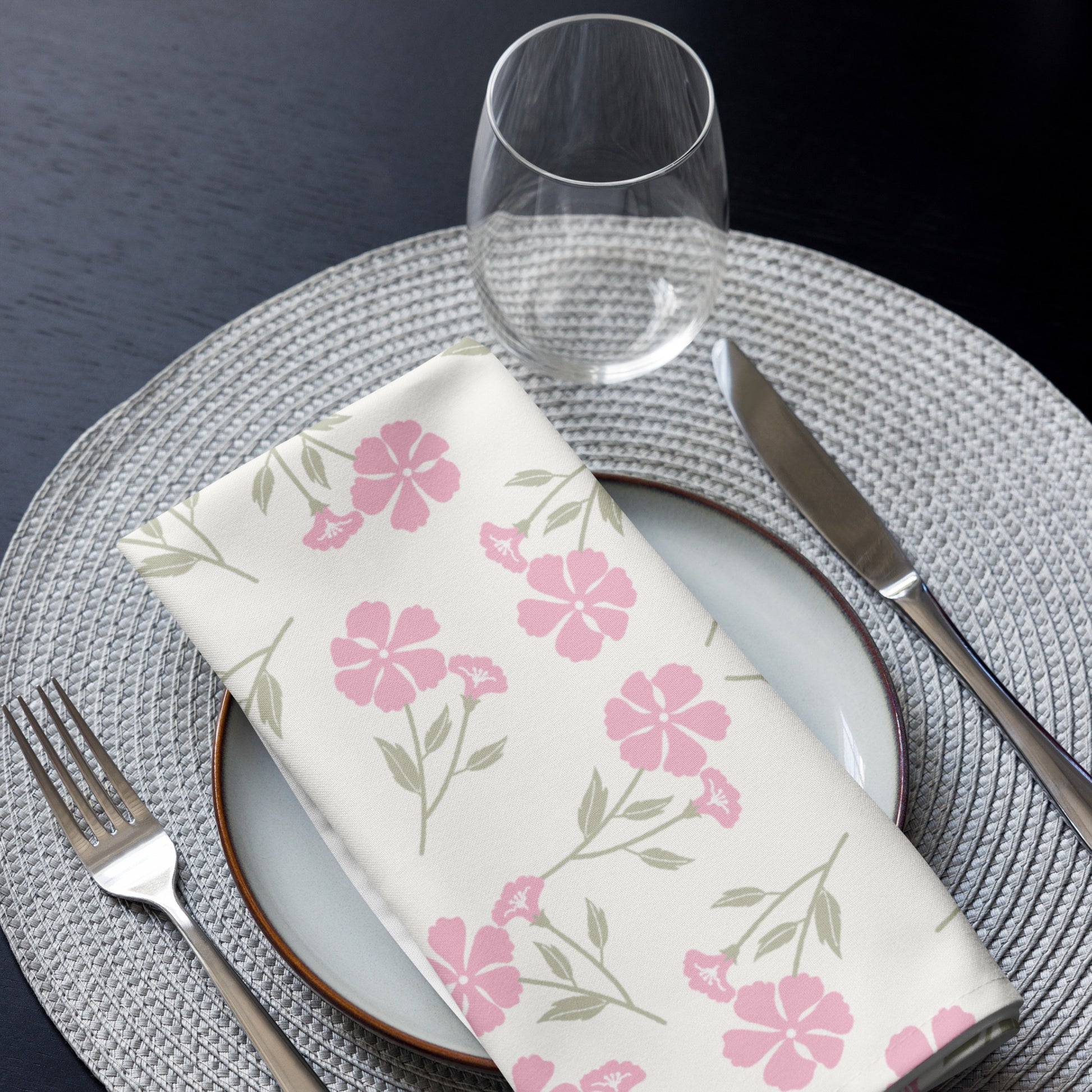 Floral Cloth Napkin Set