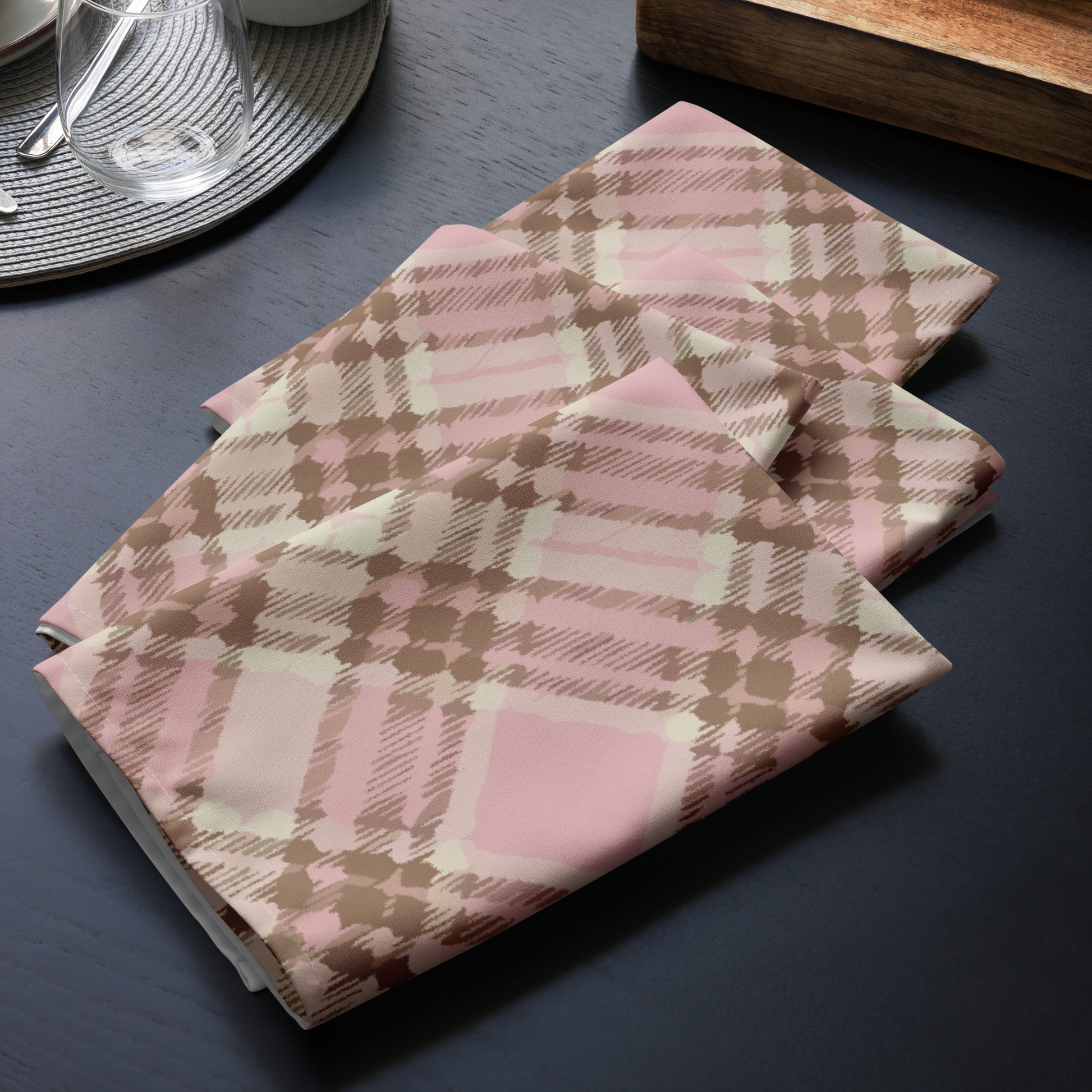 Check Cloth Napkin Set