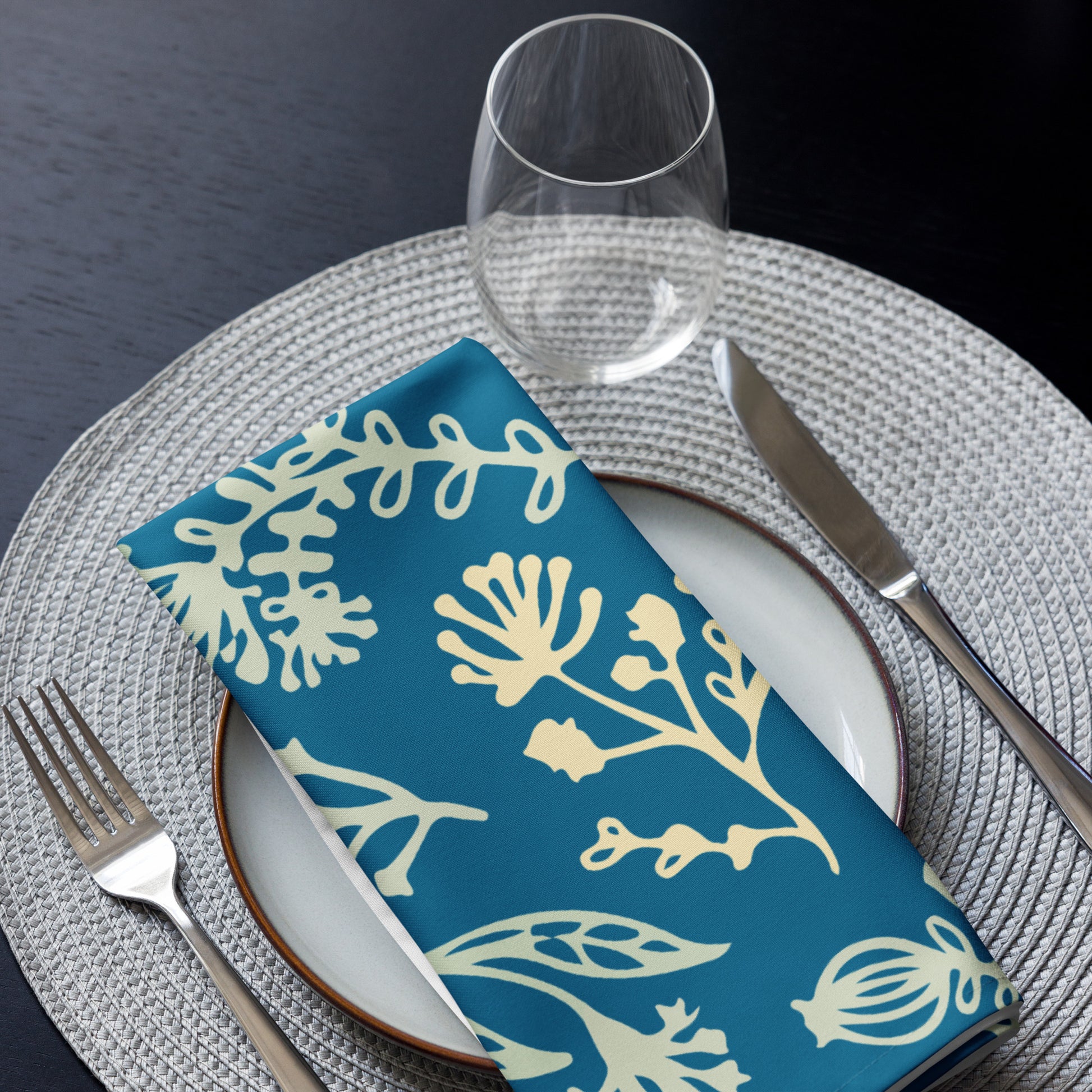 Royal Blue CLoth Napkin Set