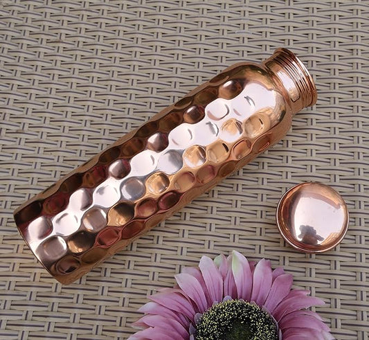 Diamond Pure Copper Bottle / Tumblers - Gift Set