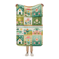 Awaiting Spring Sherpa Blanket