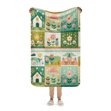 Awaiting Spring Sherpa Blanket